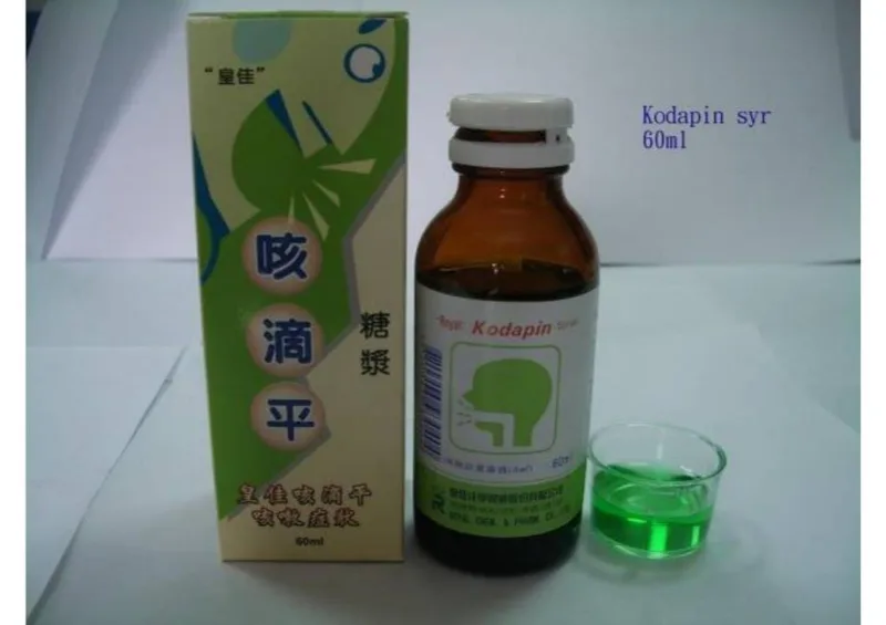 "皇佳" 咳滴平糖漿外觀