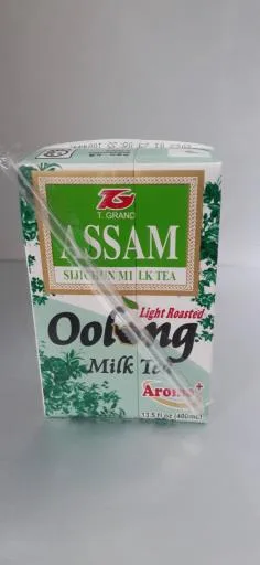 阿薩姆双茶會四季春奶茶400mL 外包裝