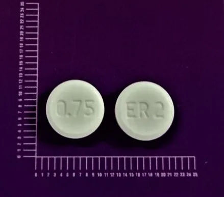 立鎮安持續性藥效錠0.75毫克外觀