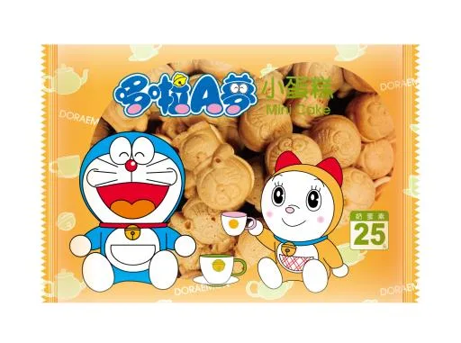 哆啦A夢小蛋糕 外包裝