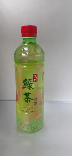 道地蘋果綠茶500ml 外包裝