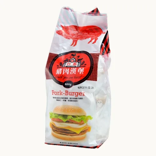 32K豬肉漢堡800G 外包裝