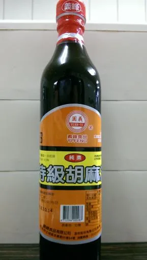 義峰特級胡麻油500ml 外包裝