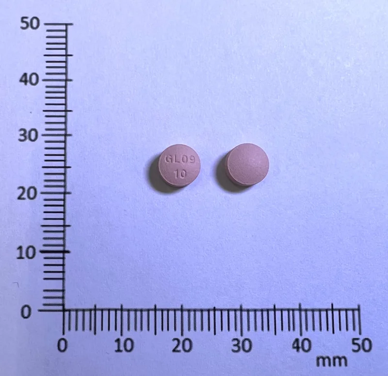 洛脂平膜衣錠10毫克外觀