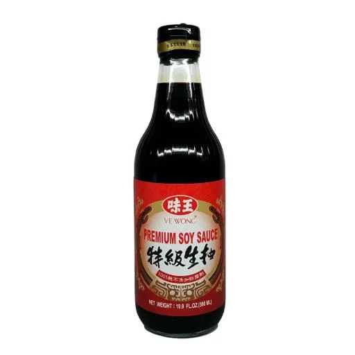 味王特級生抽醬油(590ml)外銷 外包裝