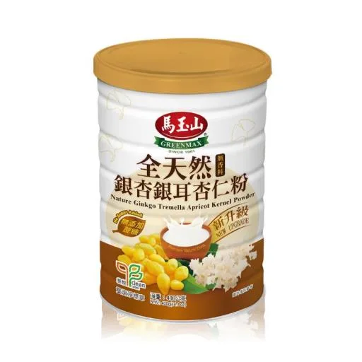 全天然銀杏銀耳杏仁粉400g(鐵罐)(新升級) 外包裝