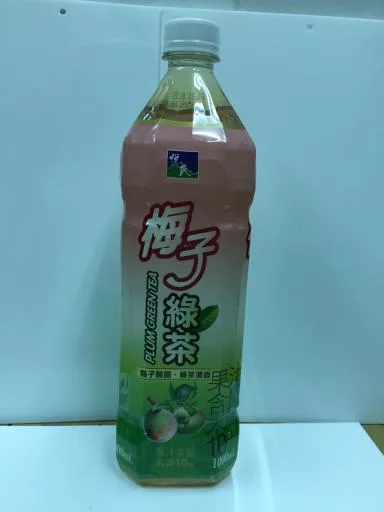 1000ml悅氏梅子綠茶 外包裝