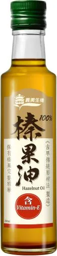 義美100%榛果油 外包裝