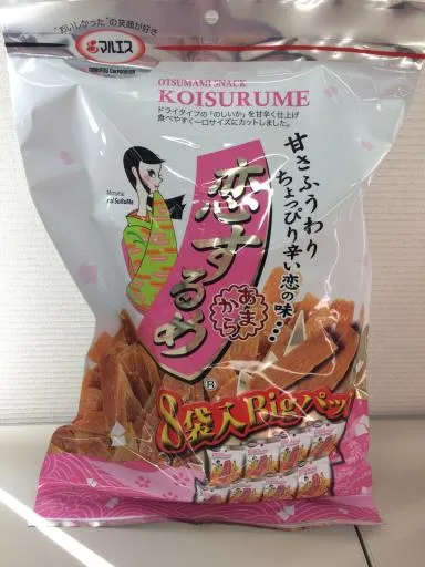 甜辣墨魚條 外包裝