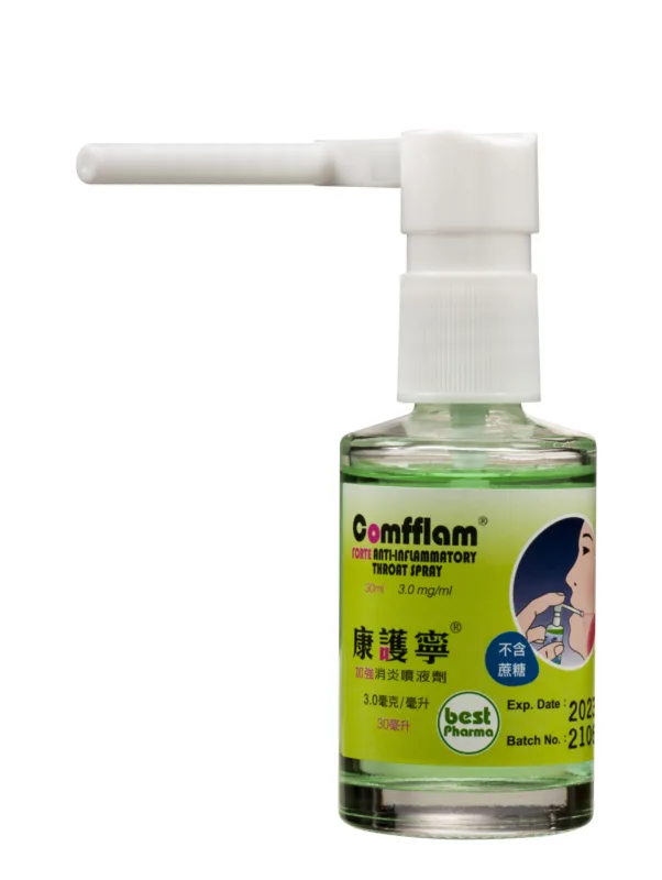 康護寧加強消炎噴液劑3毫克/毫升外觀