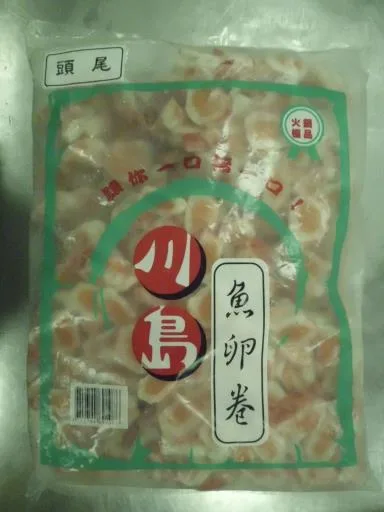 川島頭尾散魚卵卷 外包裝