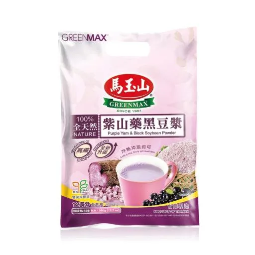 紫山藥黑豆漿30g×12pcs(包)(新升級) 外包裝