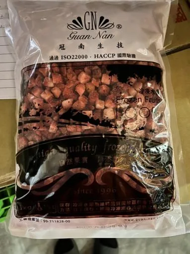 冷凍草莓小丁 外包裝