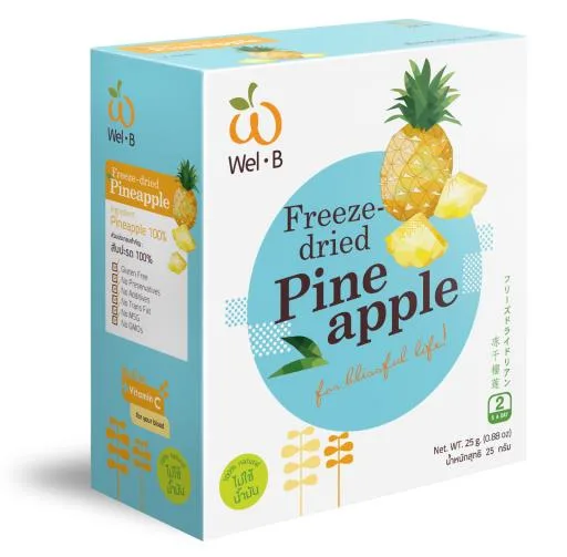 WEL-B全天然冷凍乾燥鳳梨 外包裝