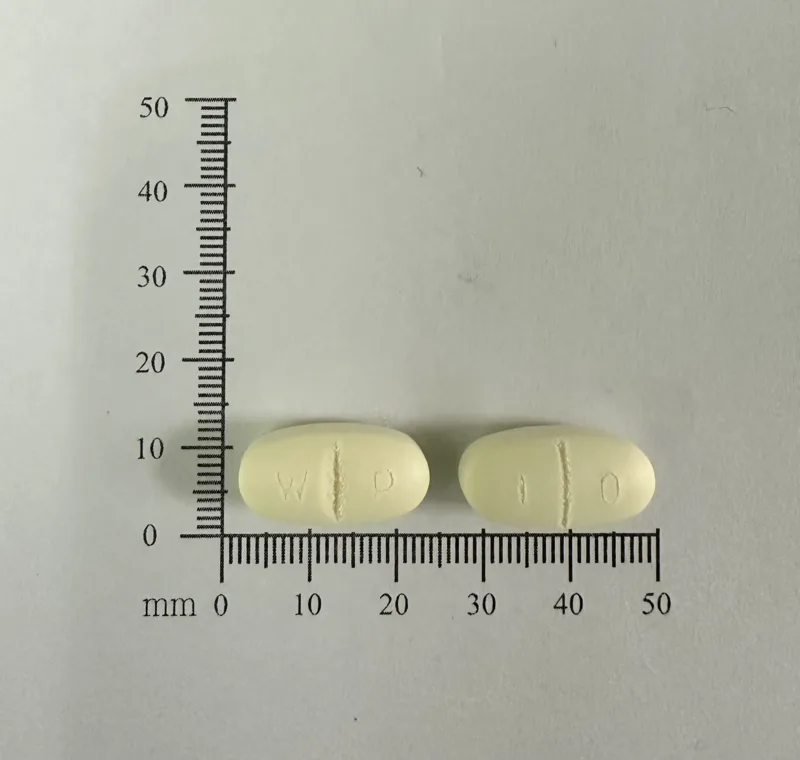 腎安磷膜衣錠800毫克外觀