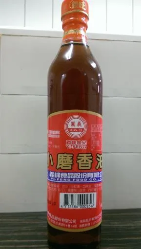 義峰小磨香油500ml 外包裝