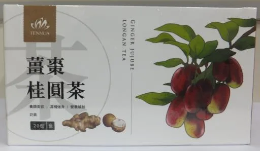 薑棗桂圓茶(無糖) 外包裝