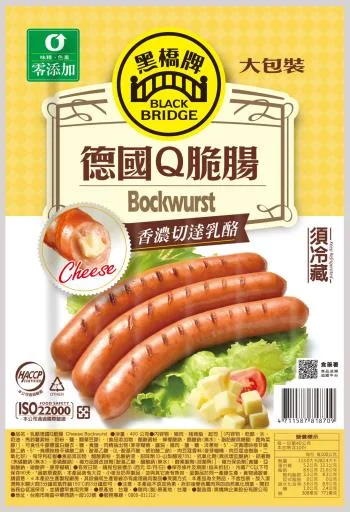 400g乳酪德國Q脆腸－真空 外包裝