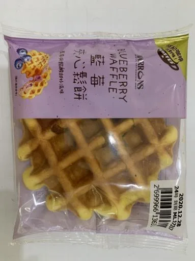 藍莓夾心鬆餅 外包裝