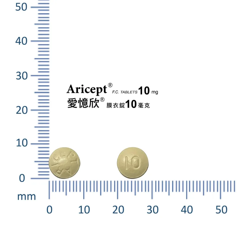 愛憶欣膜衣錠10毫克外觀