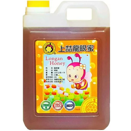 [上喆蜂蜜]龍眼蜜-1200G 外包裝