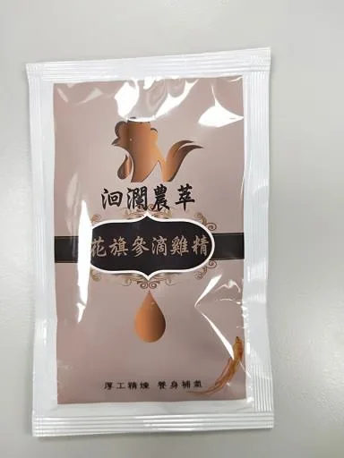 洄瀾農萃花旗參滴雞精 外包裝