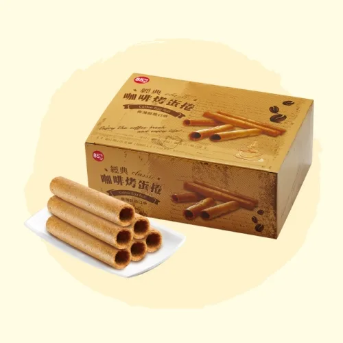 85°C咖啡蛋捲 外包裝