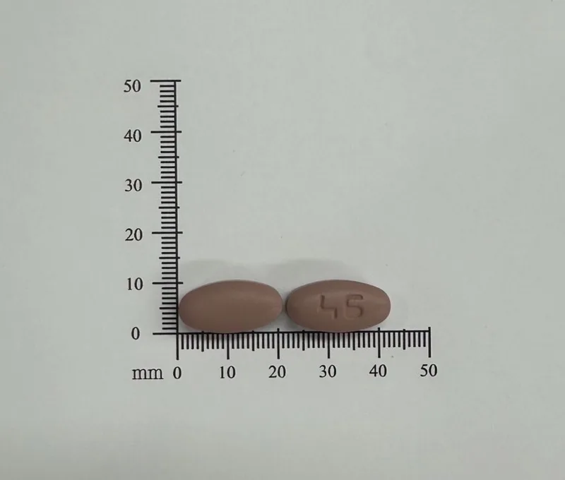 愛瑞治膜衣錠500毫克外觀