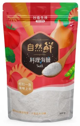 自然鮮料理海鹽(500g) 外包裝