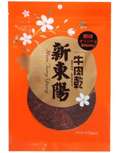 新東陽原味牛肉乾包100G 外包裝
