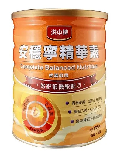 洪中牌 安穩寧精華素(a.f.g.l)-(800G*6罐) 外包裝
