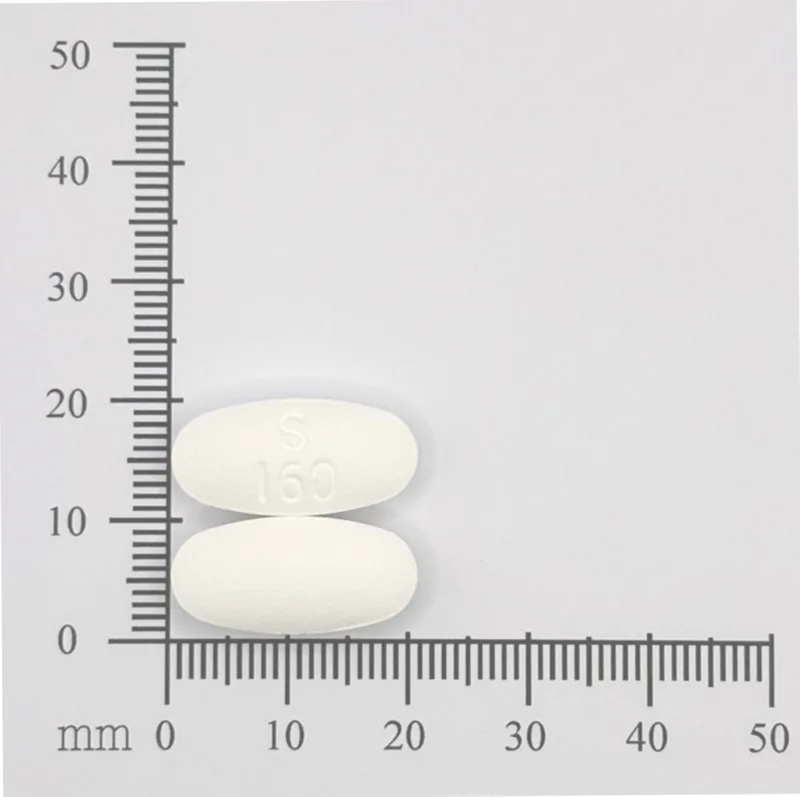 利諾脂優錠 160 毫克外觀