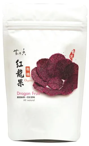 芸之香有機紅龍果鮮果乾 外包裝