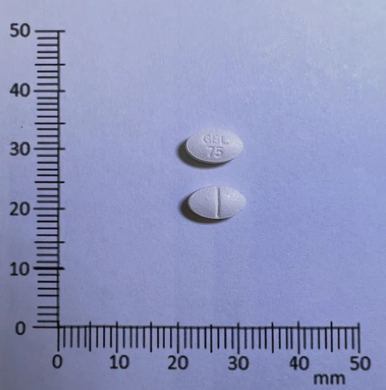 健康得眠膜衣錠７．５毫克外觀