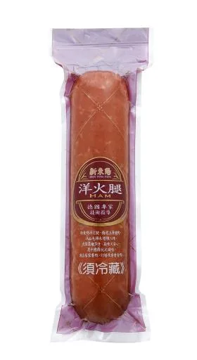 新東陽小圓洋火腿500G 外包裝