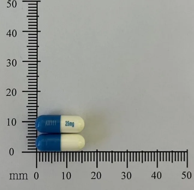 思敏膠囊25毫克外觀