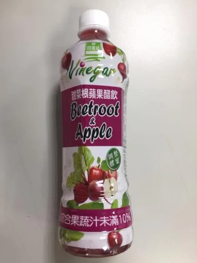 阿薩姆甜菜根蘋果醋飲500ML 外包裝