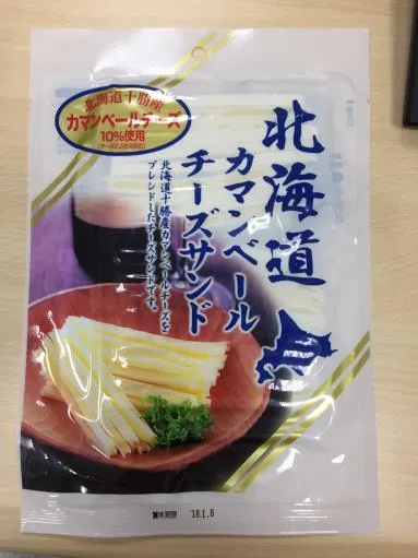北海道十勝起司條 外包裝