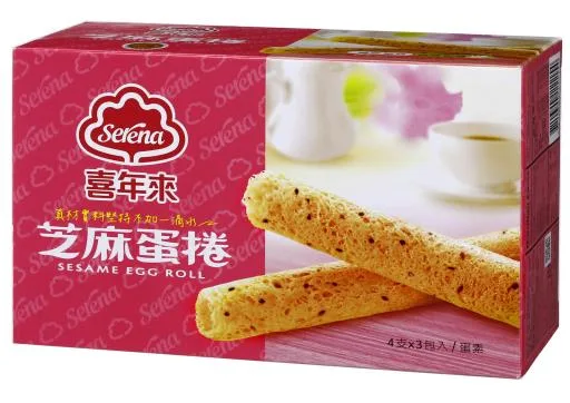 芝麻蛋捲 外包裝