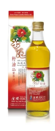 紅花大果-茶花籽油500ml 外包裝