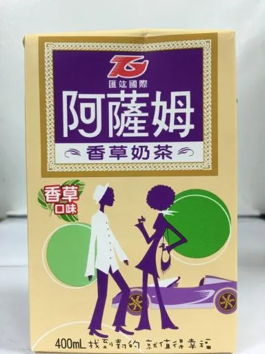 阿薩姆香草奶茶400ml 外包裝