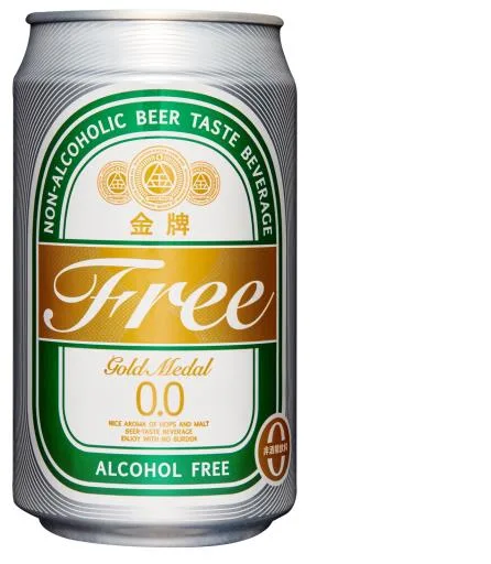 0.33L罐裝金牌FREE啤酒風味飲料 外包裝