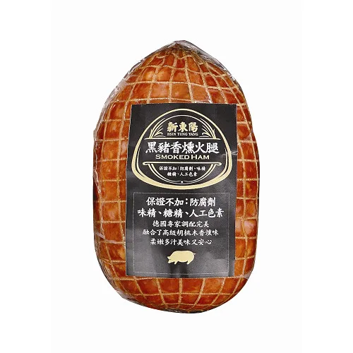 新東陽黑豬香燻火腿700G 外包裝