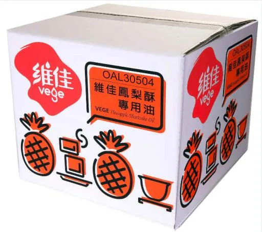 維佳鳳梨酥專用油(OAL30504) 外包裝