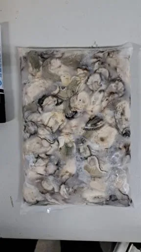 冷凍生蚵清肉 外包裝
