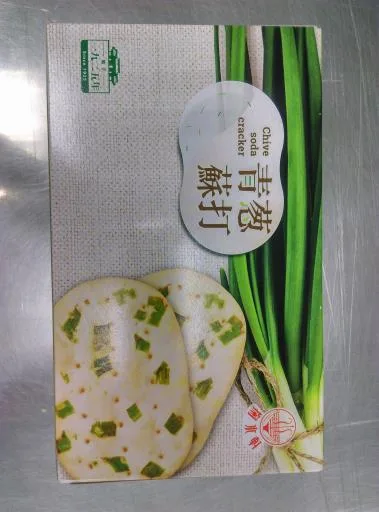 掬水軒 青蔥蘇打餅乾 外包裝