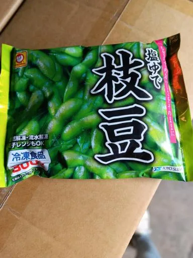 冷凍毛豆莢 外包裝