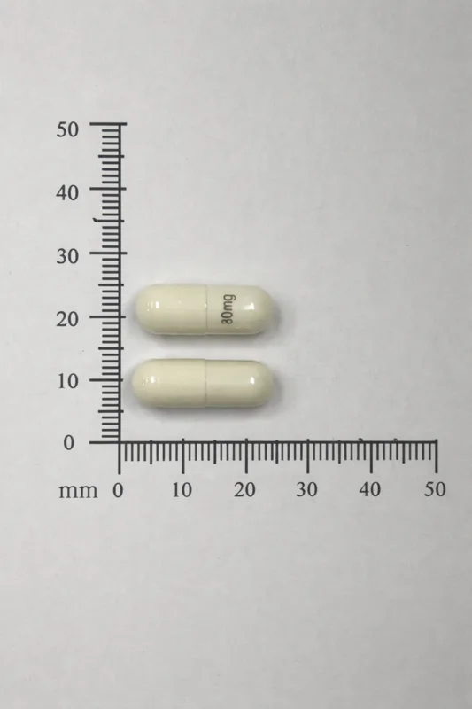 康舒特膠囊80毫克外觀