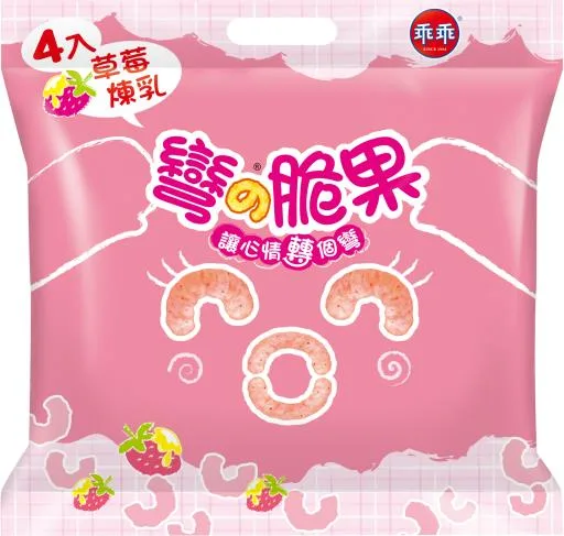 彎的脆果４＊６草莓 外包裝