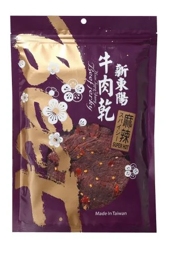 新東陽麻辣牛肉乾100G 外包裝